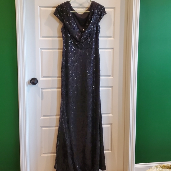 Calvin Klein Collection Dresses & Skirts - Calvin Klein Black sequence gown